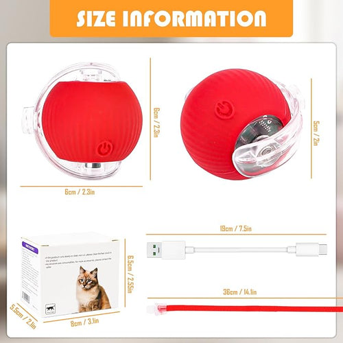 Petgrove SmartRoll: Interactive 360° Pet Ball