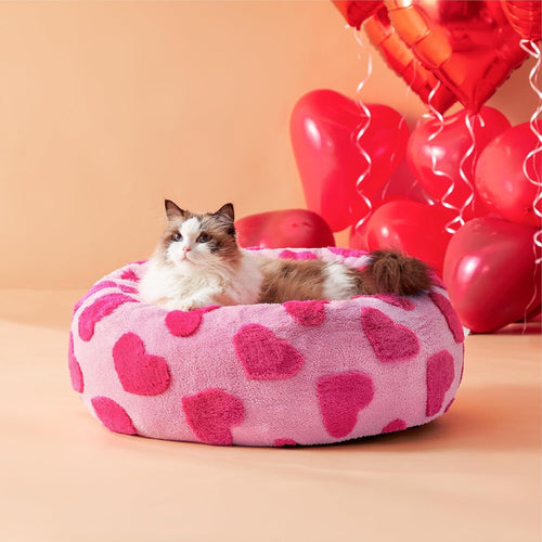 PETGROVE™ Cozy Donut Pet Bed