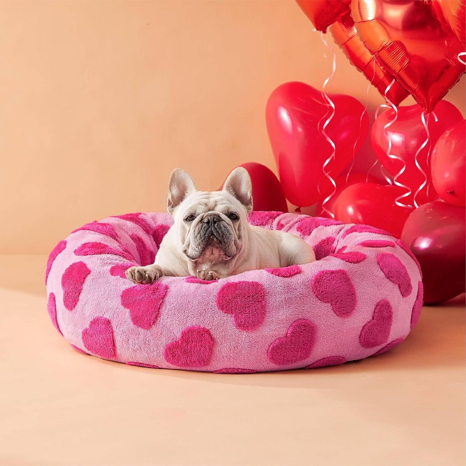 PETGROVE™ Cozy Donut Pet Bed